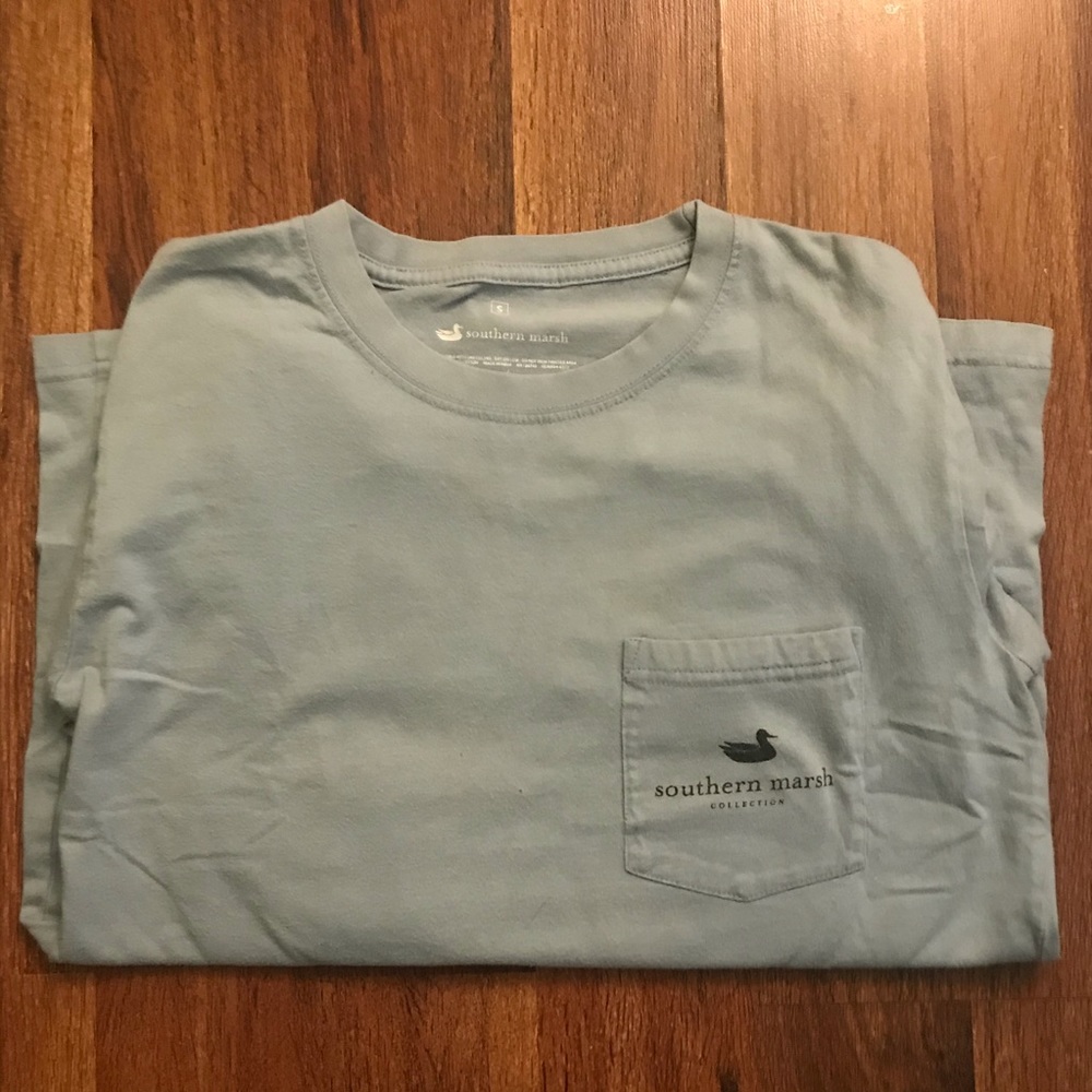 Southern Marsh blue long sleeve tshirt